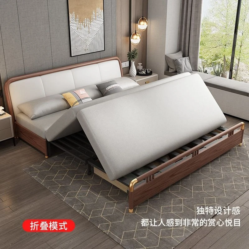 Multifunctional sofa bed folding dual-purpose small apartment, folding storage sofa bed dual-purpose