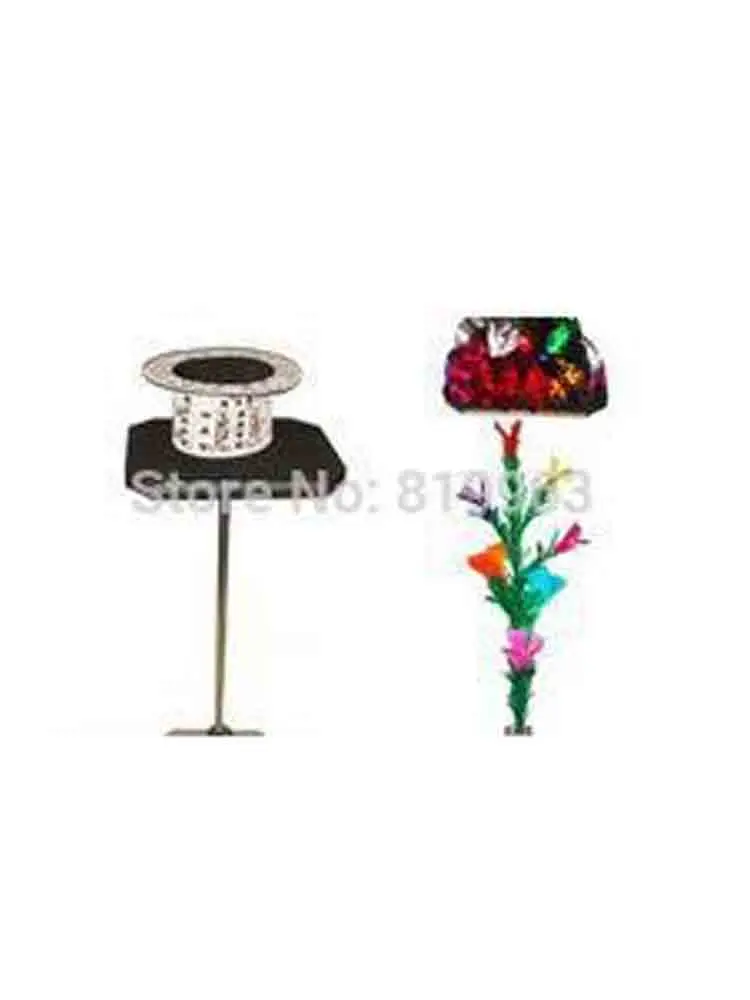 Table To Feather Flower And Mylar Flower/Shaun Flower Table - Magic Trick,Stage Magic,Close Up magic ,Floating Magic,Accessories