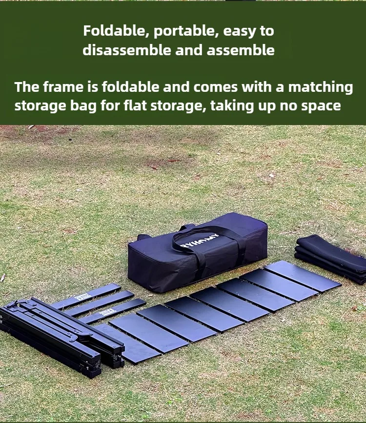 Outdoor Camping IGT Tisch IGT 4-Einheiten Tisch Tragbare Aluminiumlegierung Ultraleicht Klapp Camping Schreibtisch BBQ Picknick IGT Tisch Neu – Detail 5