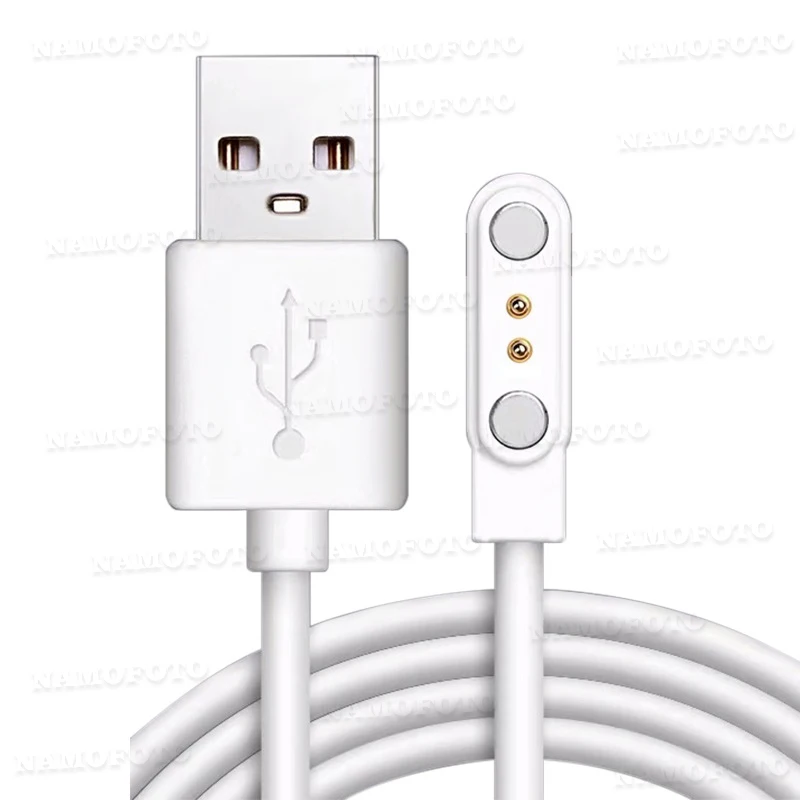 Actualización de 2 pines, 4mm, 7,62mm, 4 pines, Cable de carga magnético fuerte Universal, Cable de línea de carga USB, opciones en blanco y negro