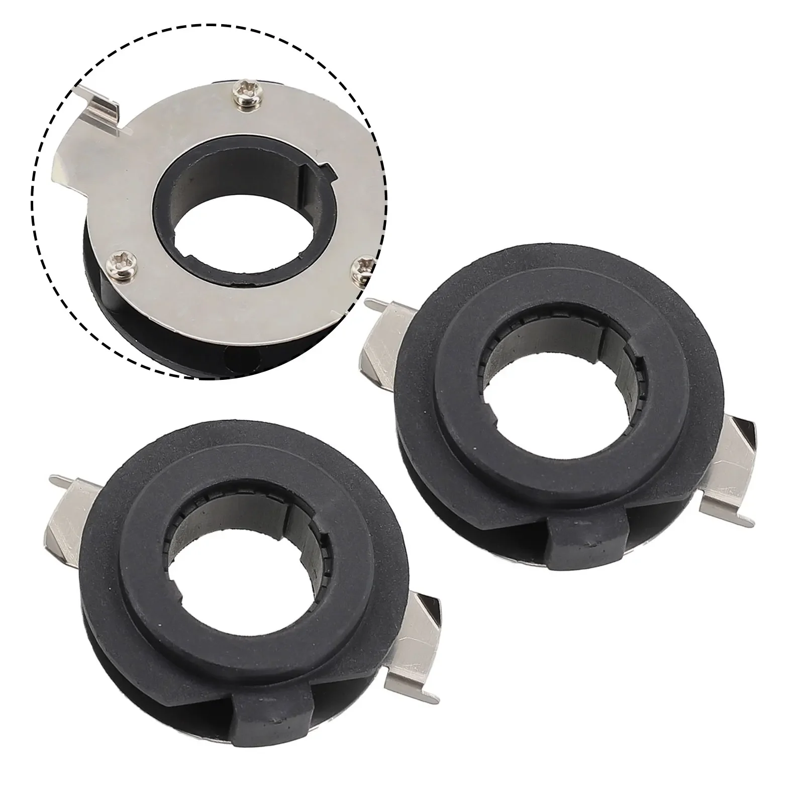 2pcs Auto H7 LED Adapter Base Headlight Socket Retainer For BMW  For Mercedes Head Lamp Retainer Holder Clips