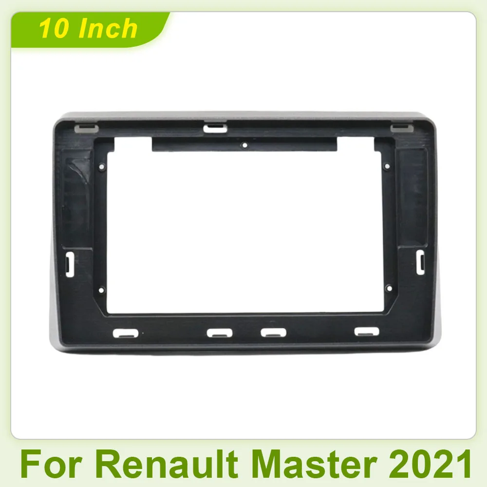 Adaptador de moldura 2DIN de 10 polegadas para rádio Android Renault Master 2021, kit de painel para instalação no painel.