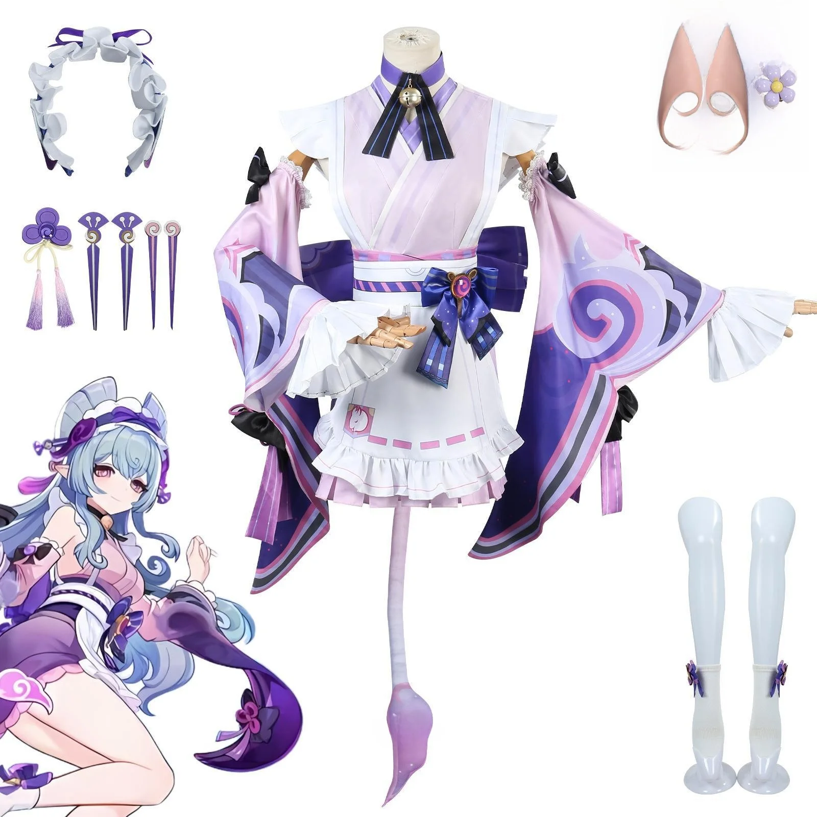 

Костюм для косплея Manduo Original God Dream Moon Haru, аниме-одежда Yuyue Autumn Sand Bath Dream Moon Haru, традиционный китайский стиль