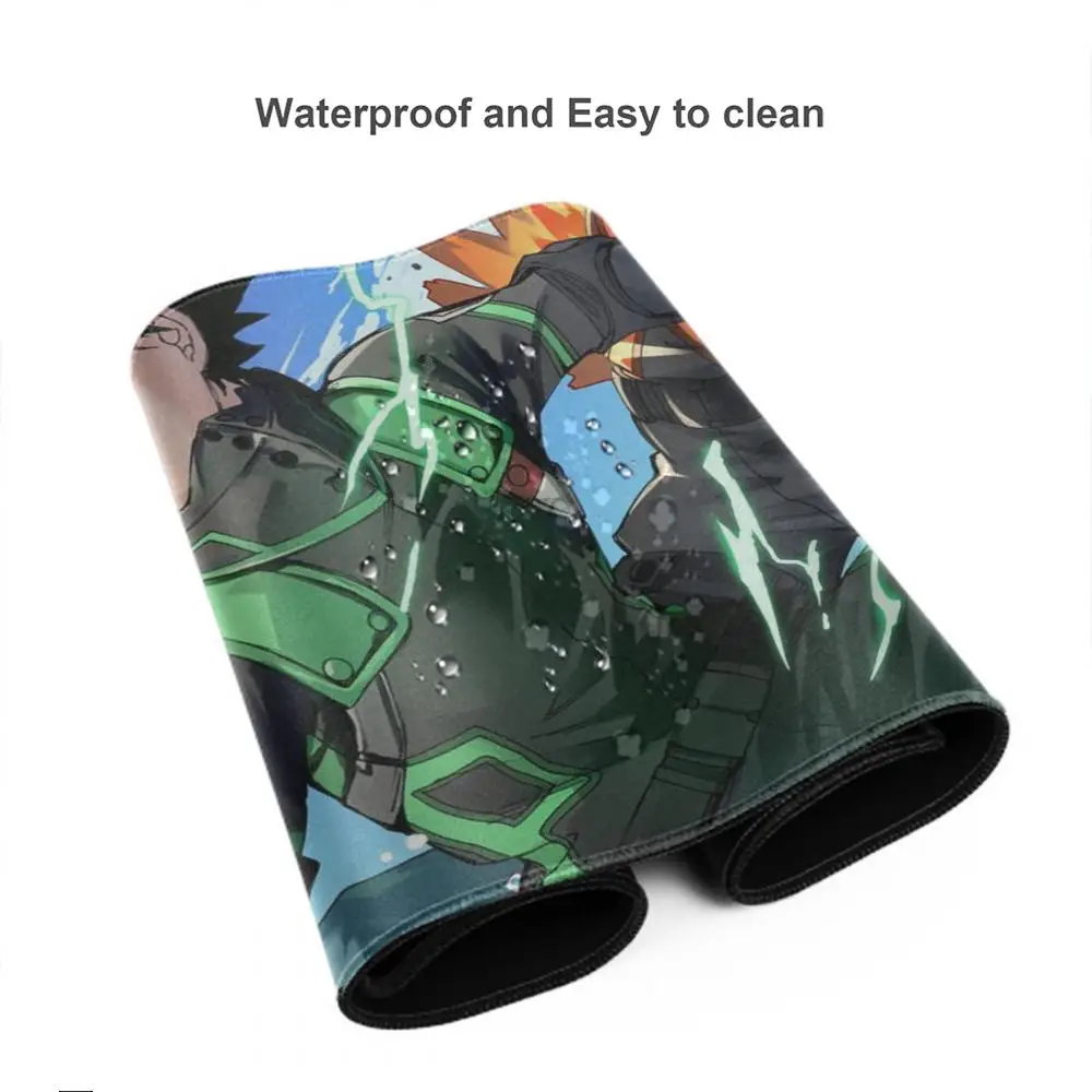 My Hero Academia Deku Anime Mouse Pad Large Computer Mouse Pad Office Accessories XL Pc Gamer Non-slip Deskmat Mousepad Keyboard