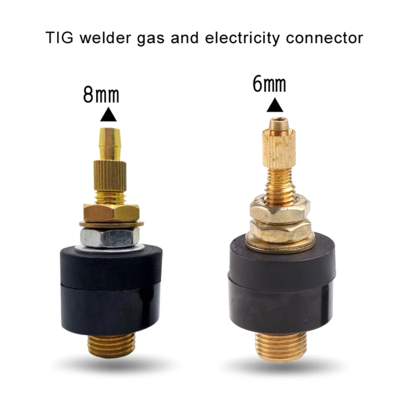 

Upgraded Gas Electric Quick Connector MIG TIG Welder Torch Consumables M16x1.5 Stainlesss Steel Power Spare Parts Tool 85AC