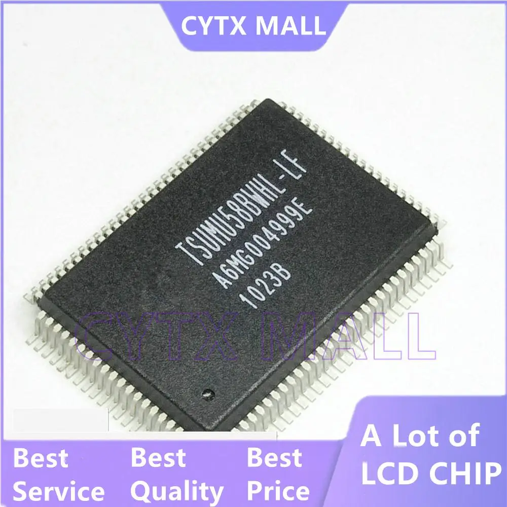 2PCS New Original  TSUMU58BWHL-LF  QFP100 TSUMU58BWHL-LF  59XUS-003F  58CDT9-1  Chipset 