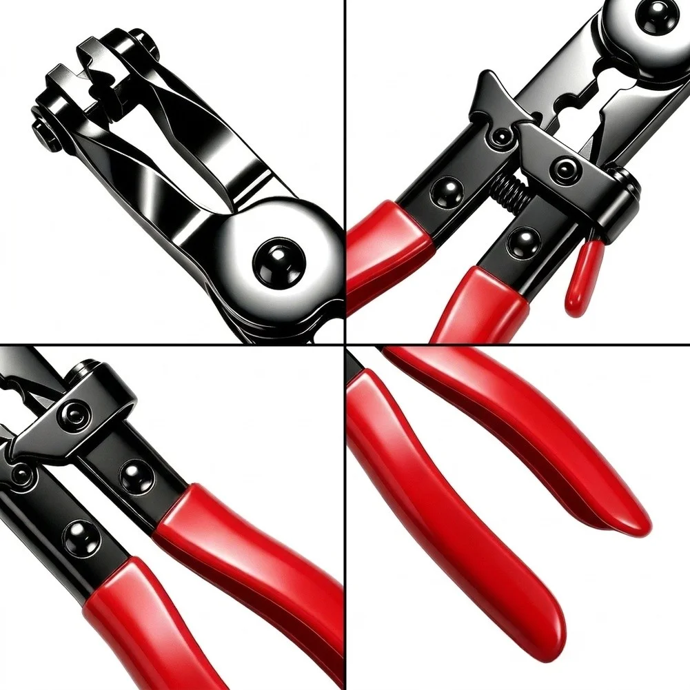 Service-Ready Hose Clamp Pliers for Automotive Cooling Lubrication and Climate Control Systems with Steel Build