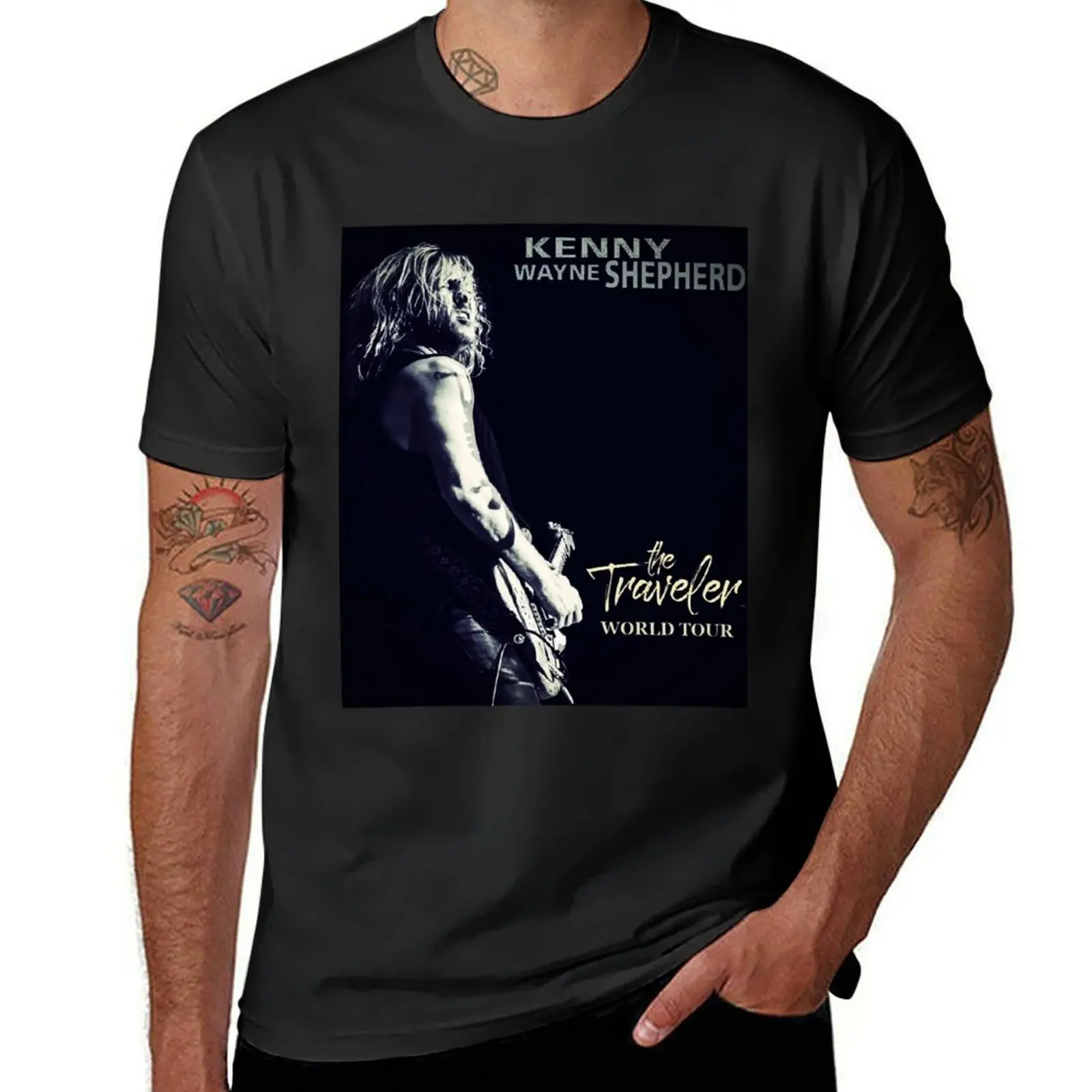 Kenny Wayne Shepherd T-Shirt anime clothes quick-drying oversized blacks T-shirt men