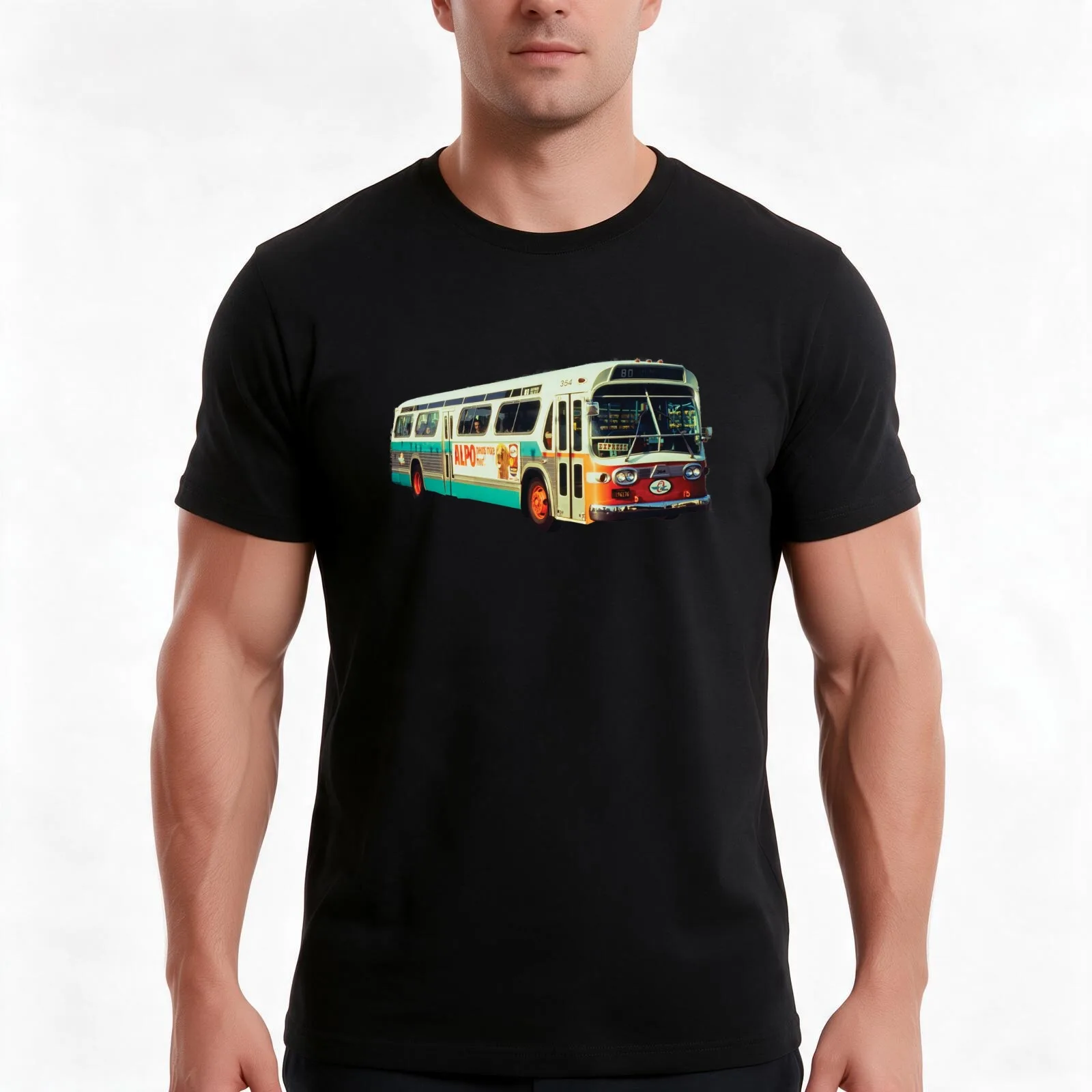 Retro AC Transit Bus - Vintage Alameda County Transit Bus T-Shirt, Summer Casual Cotton Tee, Oversized Streetwear Tops