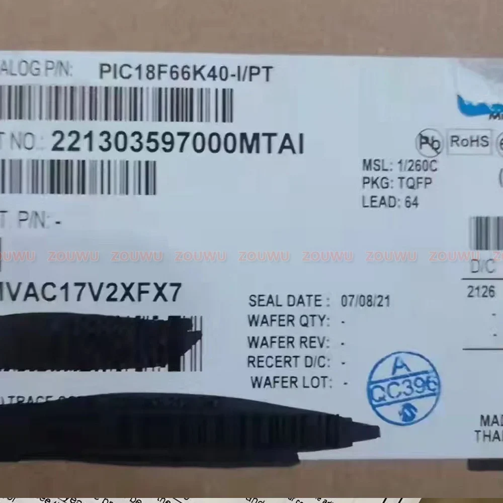 10PCS/LOT PIC18F66K40-I/PT PIC18F66K40-I PIC18F66K40 TQFP64  lillard loja só vende 100% produtos originais