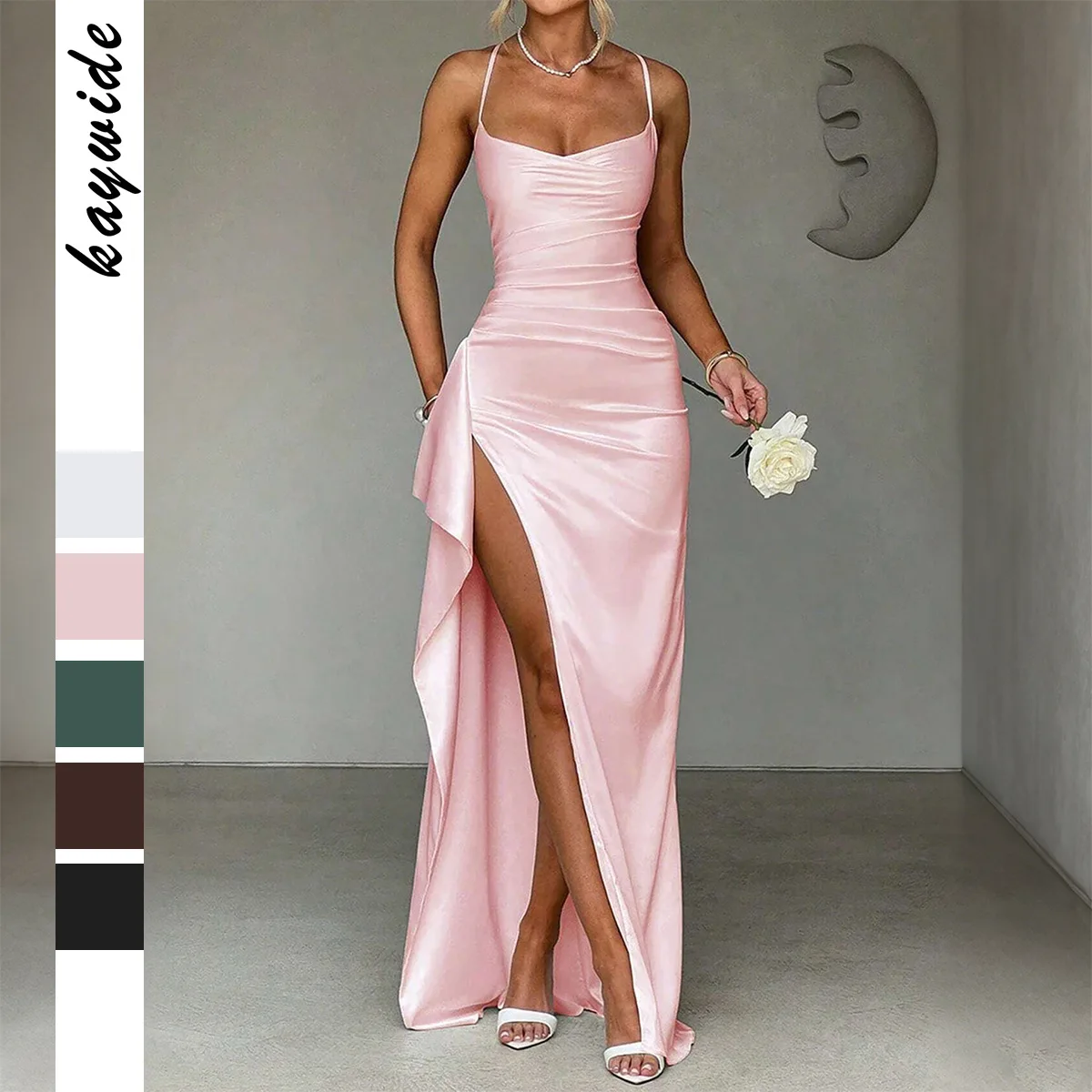 

2025 Women Dress Elegant Fashion Beautiful Women's Dresses Party Night Dresses Evening New Y2K Sexy Halter Wrap Hip Long Dresses
