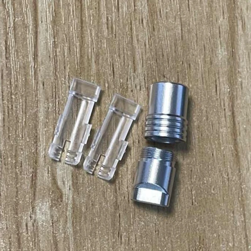 Best Seller DIY Type C Plug Aluminum Alloy Shell 6mm Diameter Hole USB C Housing For Customizing Data Cable Repair And Assembly