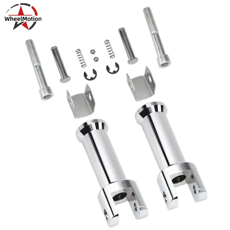 

Motorcycle Passenger Foot Peg Rest Support Mount for Harley Fat Boy Heritage Street Bob Breakout Low Rider 2018-2023