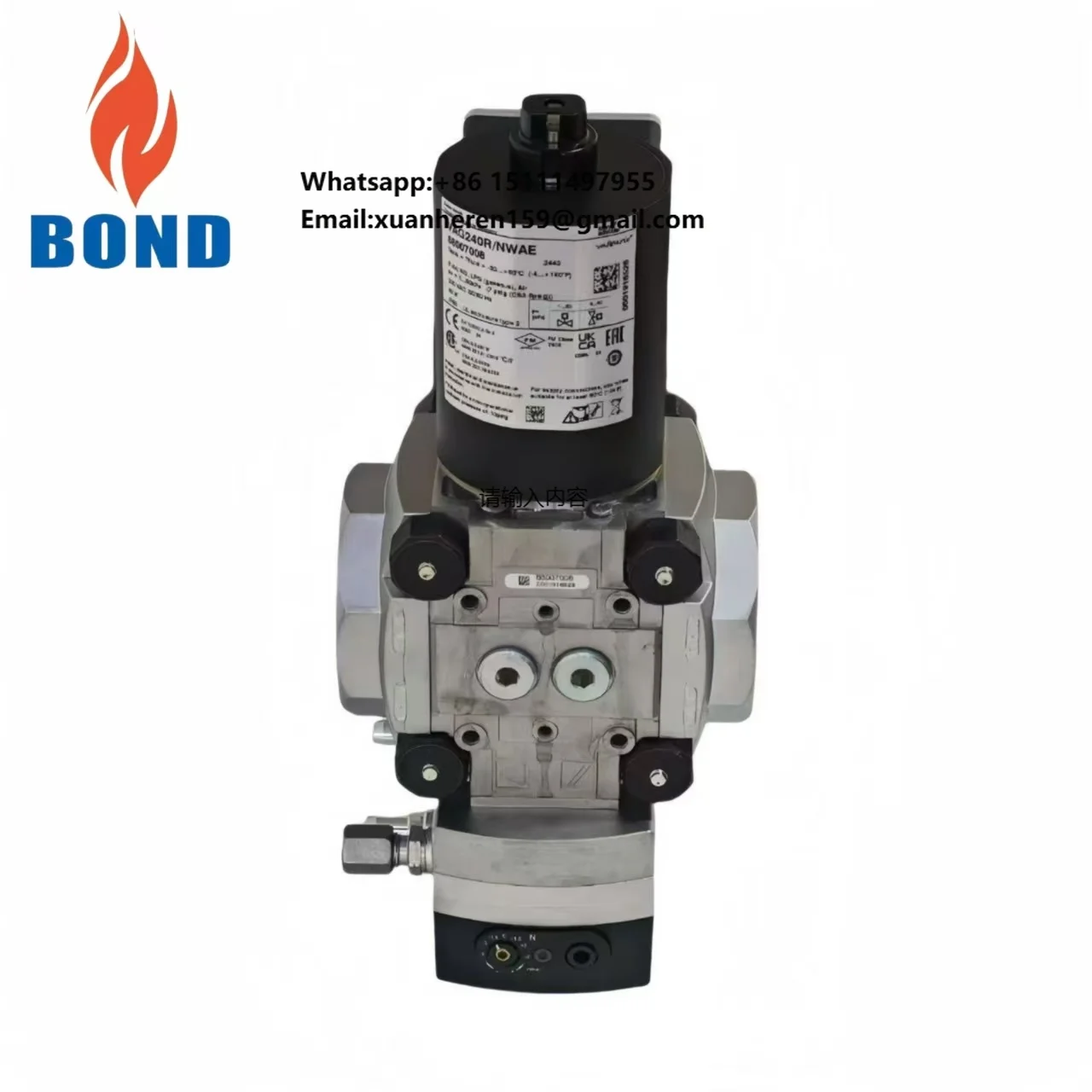 KromSchroder Solenoid Valves VAG240R/NWAE 88007008 for Boiler Parts