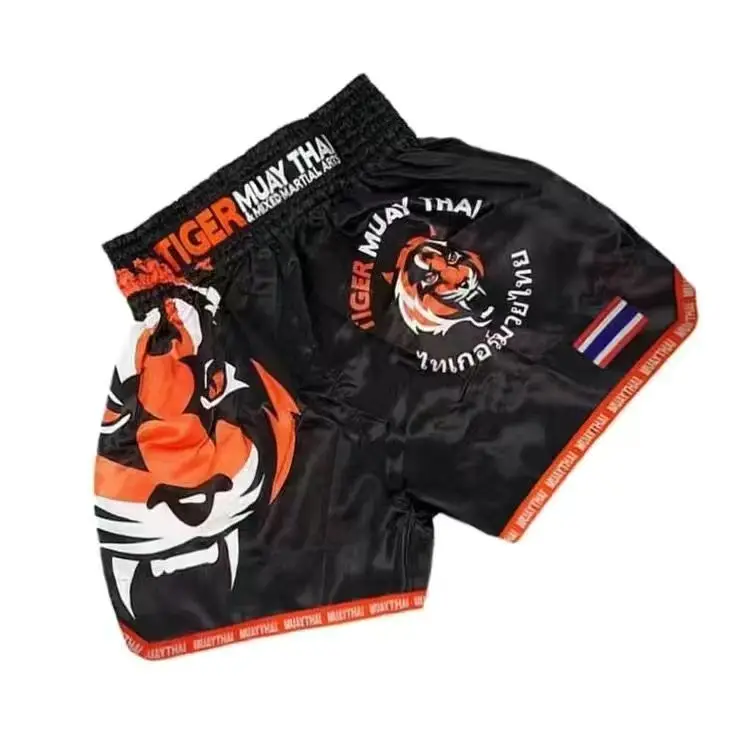 YOKKAO Men's Thai Boxing Shorts Breathable Fighting Sports Beach Pants Training Professional Combat Lightweight Polyester