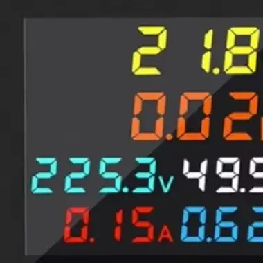 6 In 1 LCD Digital Multifunction Meter AC Voltage Current Power Factor Frequency Energy Counter For Industrial Panel Testing Too