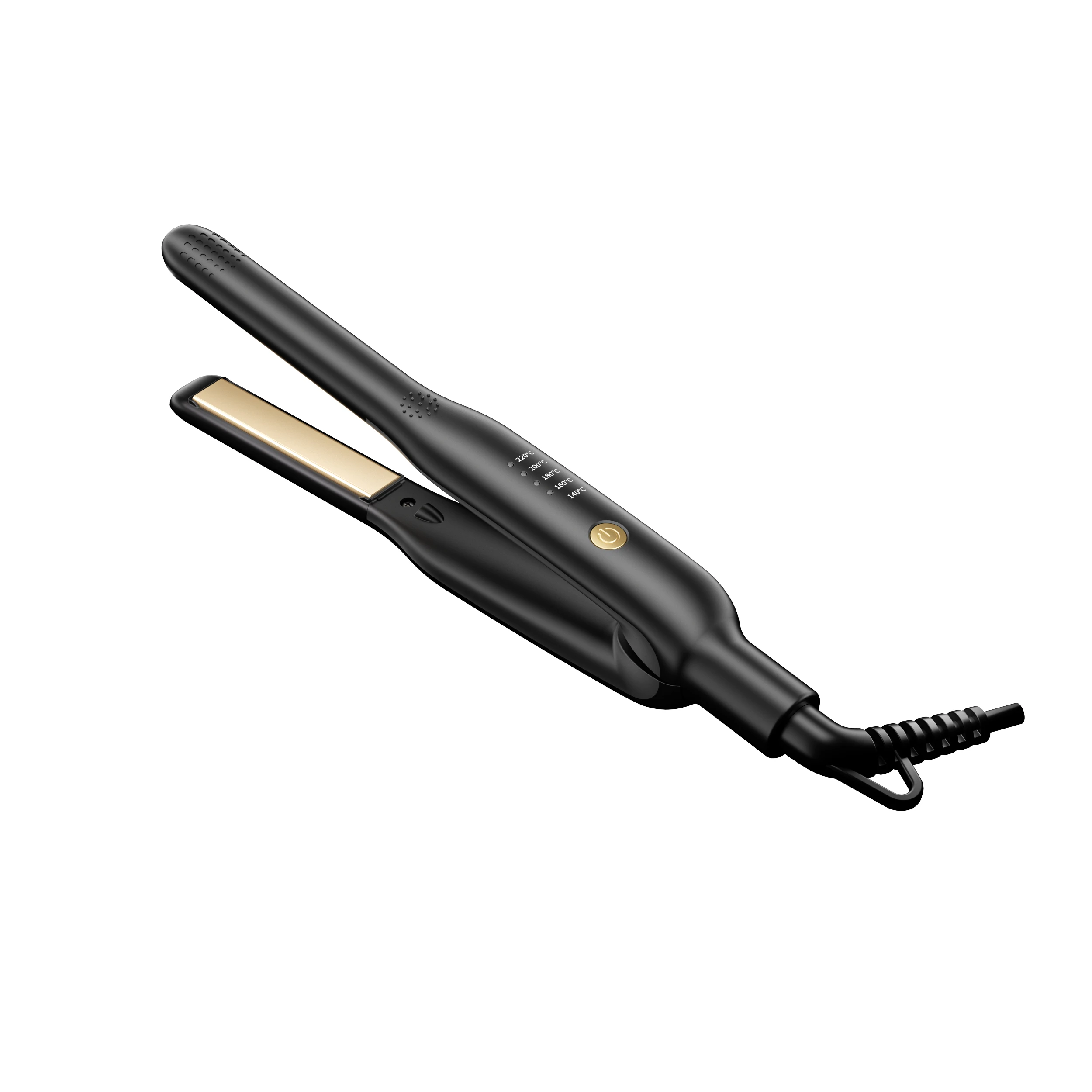 

Профессиональный выпрямитель для волос с узкой пластиной 13 мм, с отрицательными ионами, для выпрямления и завивки, портативный дорожный утюжок для мужчин