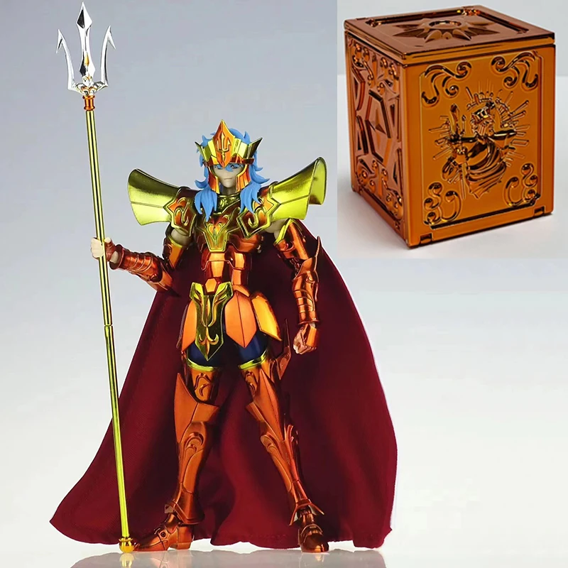 

RH Pandora Box Saint Seiya Myth Cloth EXM/EX Poseidon Sea Emperor Anime Ver Box Knights of the Zodiac Action Figure Toys