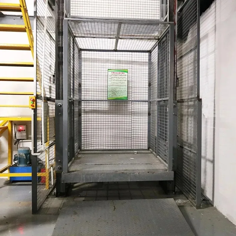 1000kg 2000kg 3000kg 3 Meters To 12 Meters Warehouse Narrow Space Elevator Cargo Lift