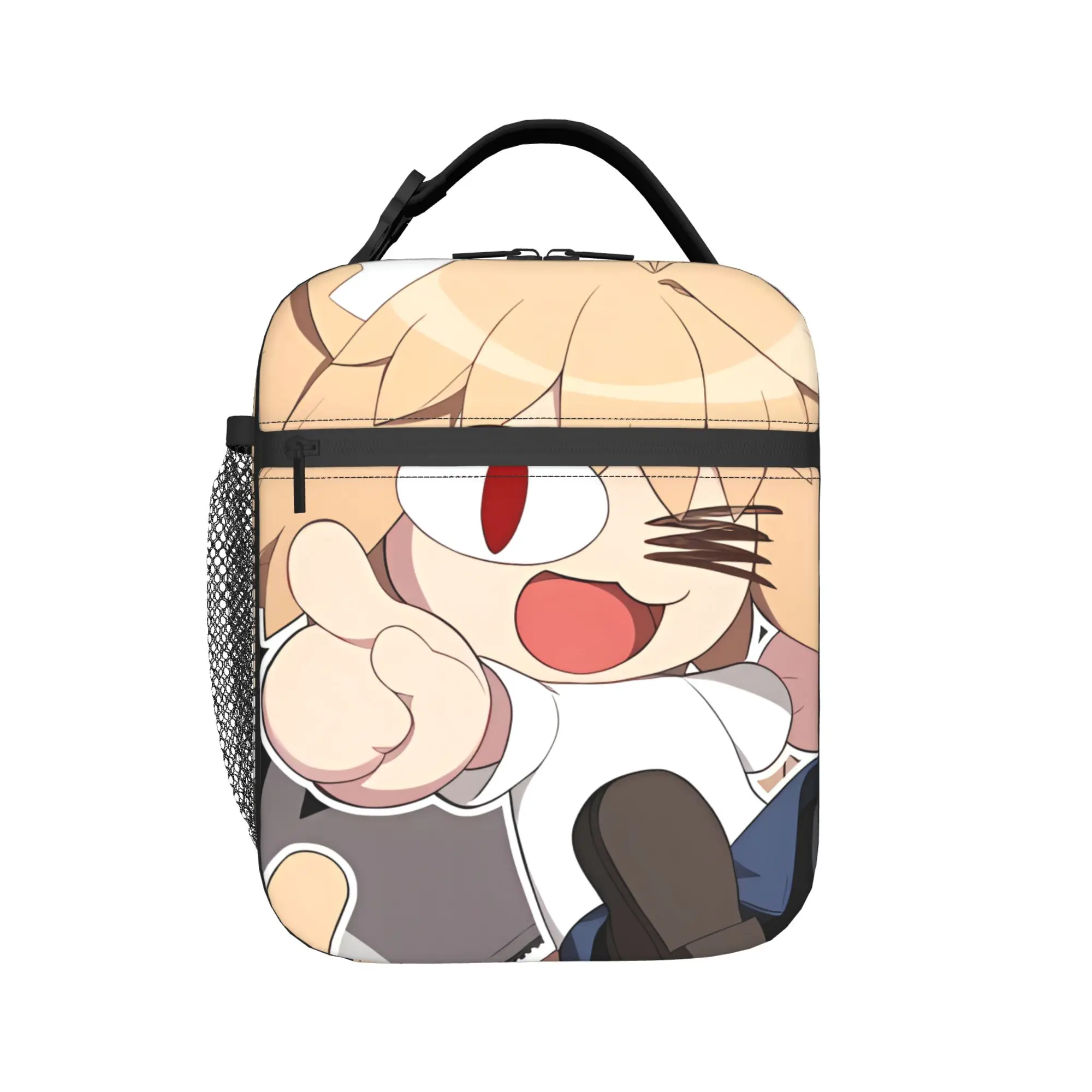 Custom Neco Arc Cartoon Animated Lunch Bag  School Lunch Box For Women  Funny Print Tote Food Bags Portable Insulated Cooler Bag
