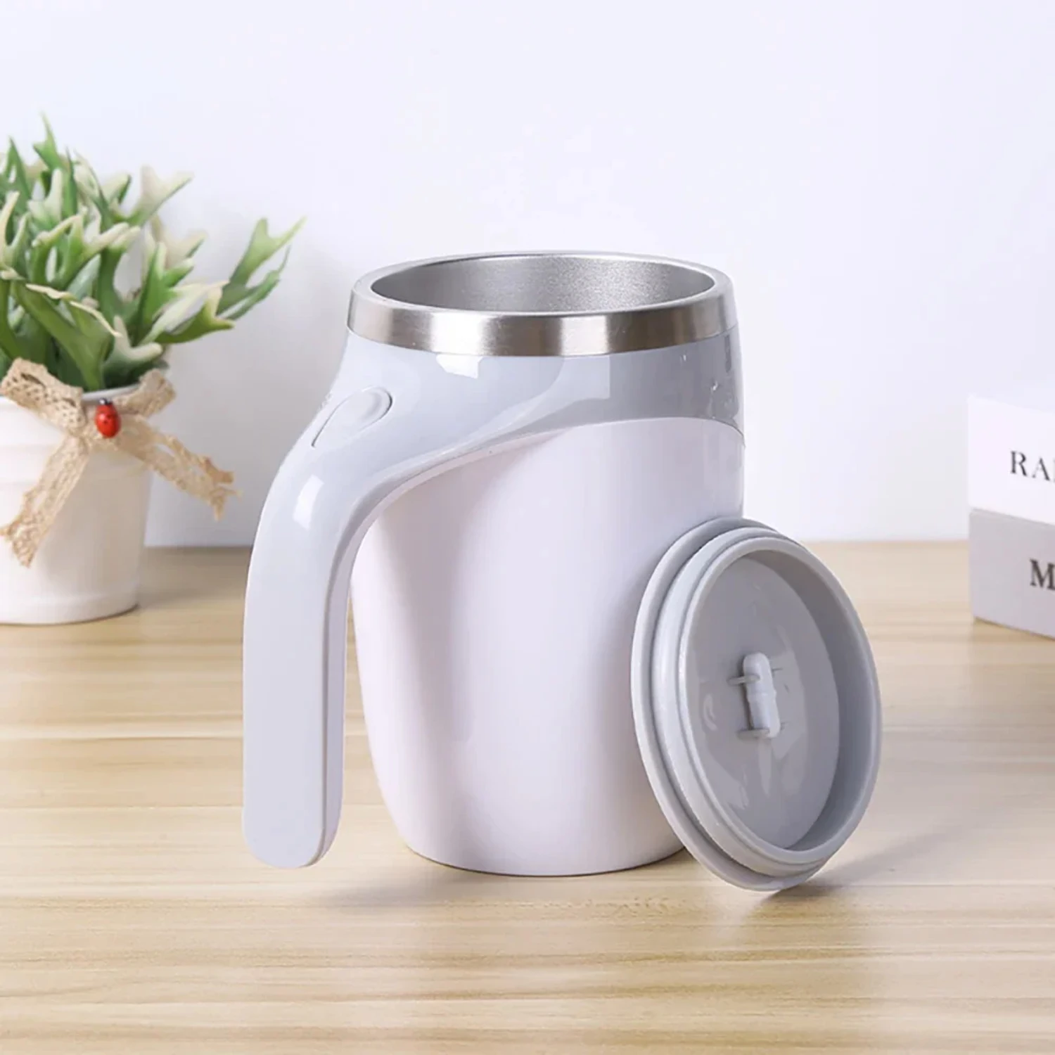 

Automatic Stirring Cup Mug Rechargeable Model Coffee Cup Stirring Cup Lazy Milkshake Rotating Cup