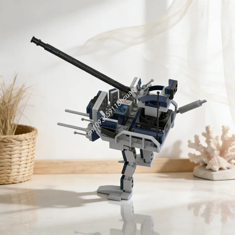 

Набор для сборки модели MOC Star Battle Clone Walker из 128 деталей, конструктор, развивающая игрушка, креативный подарок на Рождество