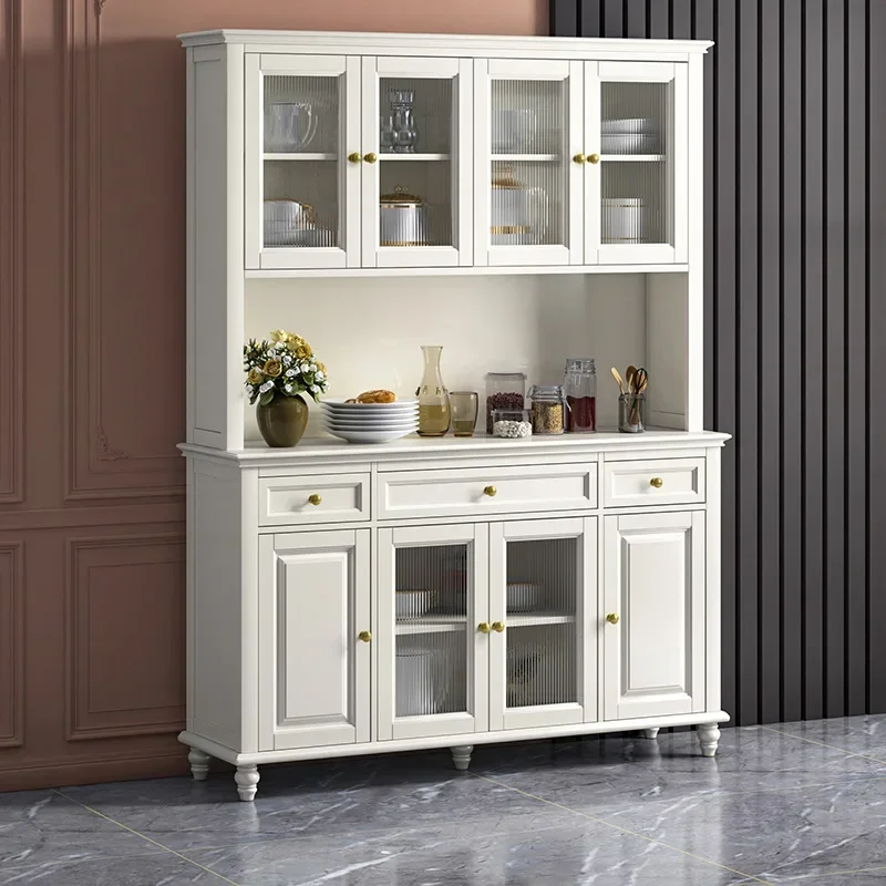 CX dining side high cabinet integrated against the wall household small apartment living room modern simple tea cupboard