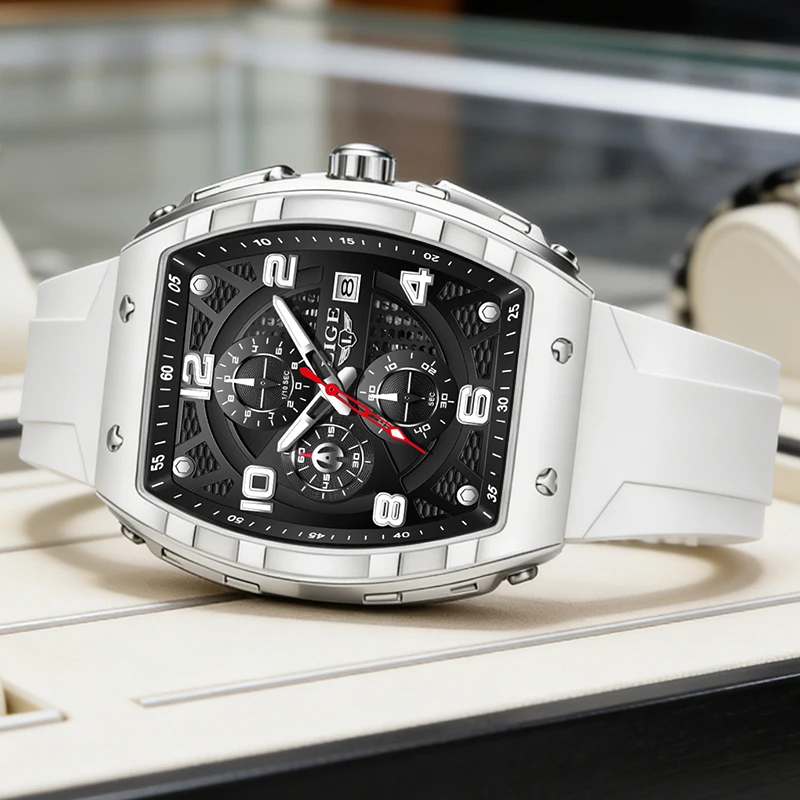 

Мужские часы LIGE 2026: Новые, роскошные, модные, классические кварцевые наручные часы, водонепроницаемость 30 м, светящиеся, с датой, деловые, подарок для мужчин, Reloj