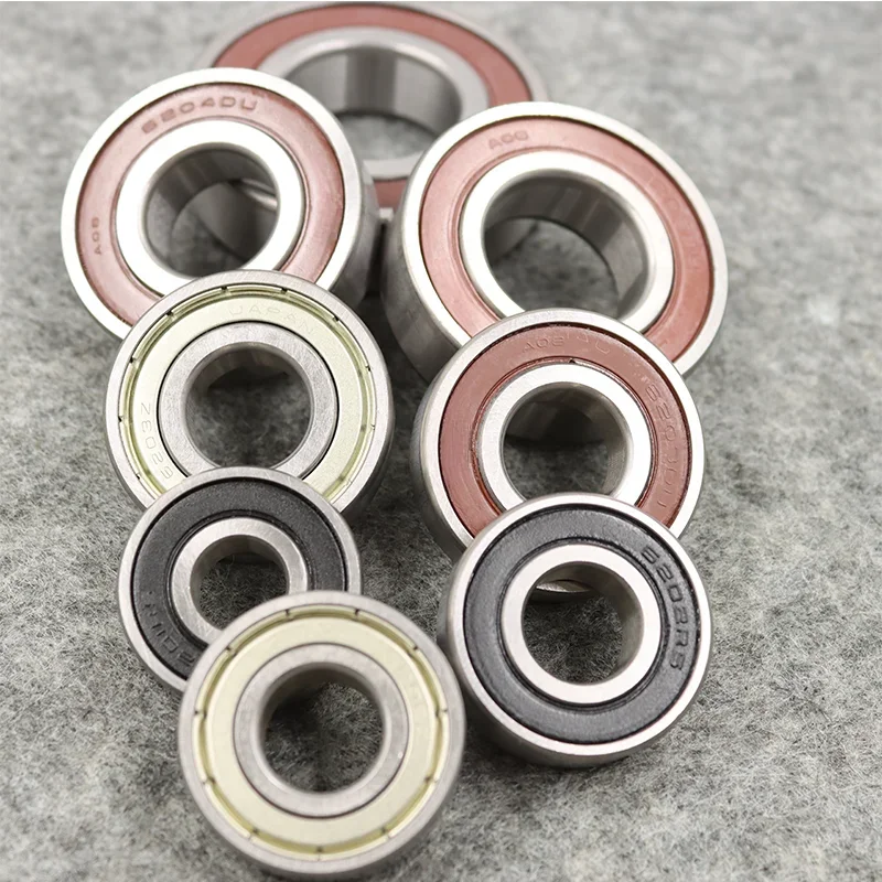 Deep Groove Ball 6200 6201 6202 6203 6204 6205 6206 6207 ZZ DDU RS 2RS High Temperature Resistance Durable Chrome Steel Bearings