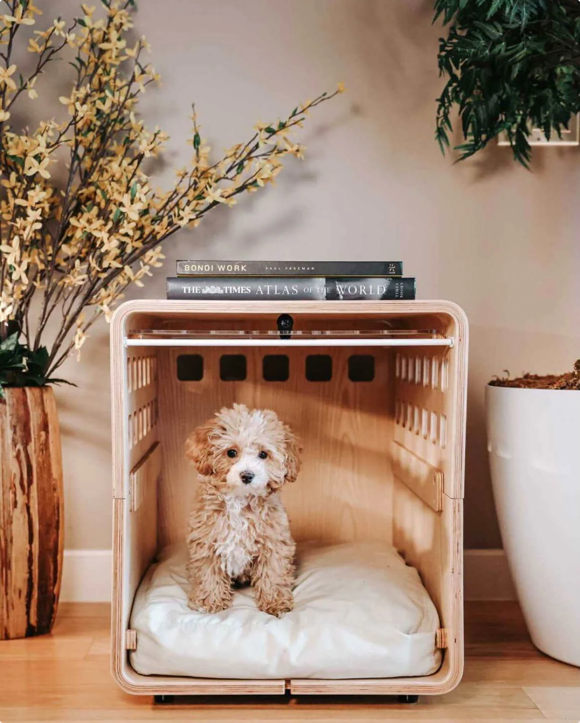 Factory Direct Sale Eco Friendly Wooden Pet Cage Pet Bed Colorless Odorless All Season Pet Furniture cat Dog House