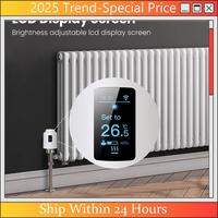 A61Z Deals Zigbee 3.0 Tuya TRV Smart Thermostatic Radiator Valve WIFI Programmable Temperature Controller For Alexa Google Home