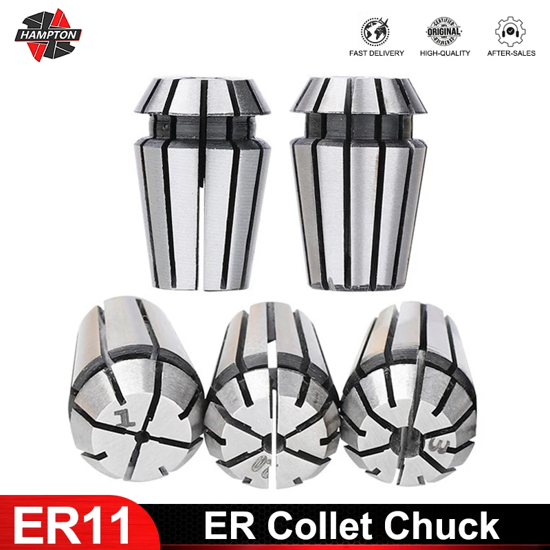 

ER11 Spring Collet Chuck CNC Router Spring Chuck For CNC Milling Cutter 1/1.5/2/2.5/3/3.5/4/4.5/5/5.5/6/6.5/7mm CNC Tool Holder