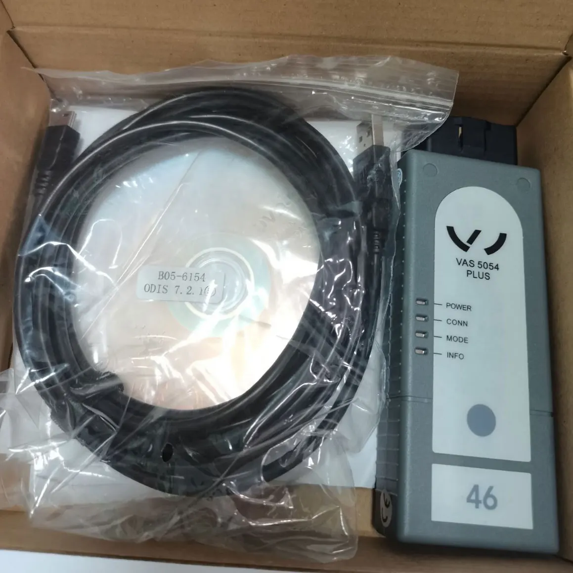 الماسح الضوئي VAS6154 WiFi Obd2 لـ Audi/VW/Skoda، ODIS 1.6.6، Bluetooth، UDS وGEKO Support