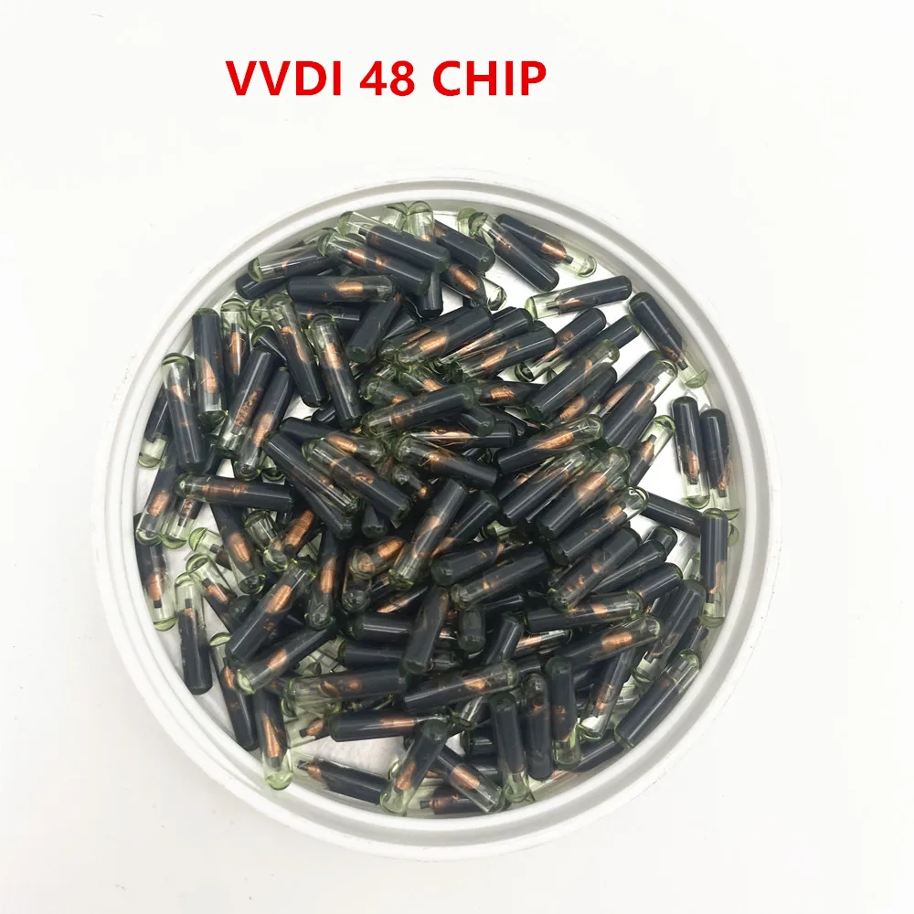 10/20/50pcs ID48 Chip aftermarket ID48 Transponder Chip VVDI 48 CHIP for XHORSE VVDI2 48 Transponder Glass ID 48 Unlock Chip