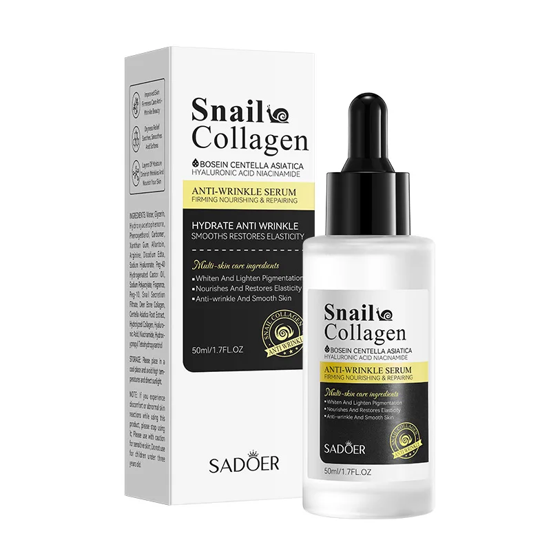 Snail Collagen Skincare Face Serum Face Lotion Moisturizing Facial Washing Gentle Cleanser Beauty Korean Facial Skin Care