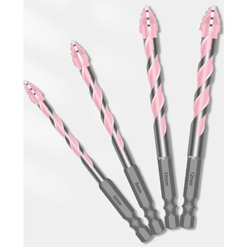 6/8/10/12mm 편심 트위스트 드릴 비트 고경도 스큐 헤드 카바이드 드릴