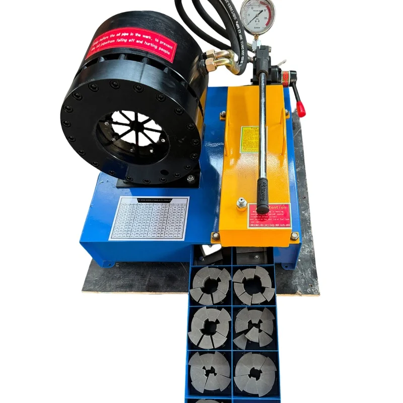 عملية يدوية يدوية 1/4-2 بوصة 4sh 51 مم ماكينة تجعيد الخراطيم #4