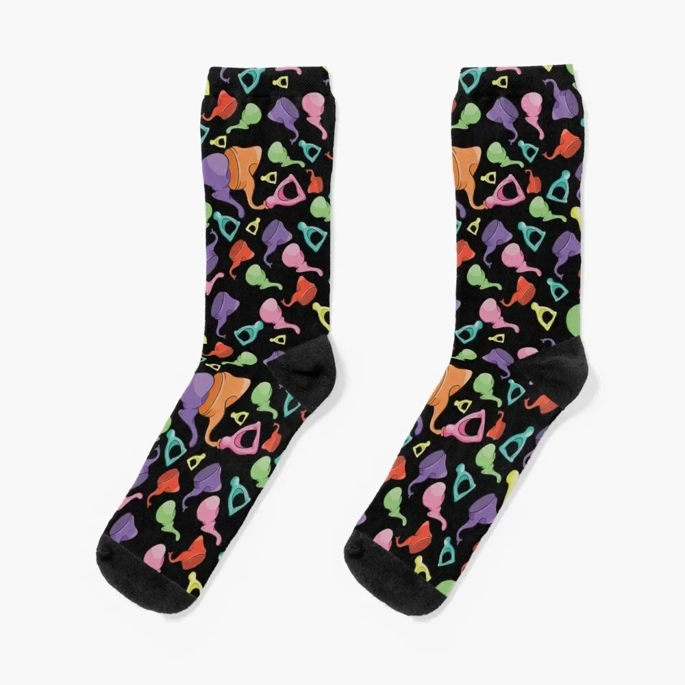 

Middle Ear Anatomy Pattern (Black Background) Socks japanese fashion shoes Novelties kawaii Socks Men's Women's