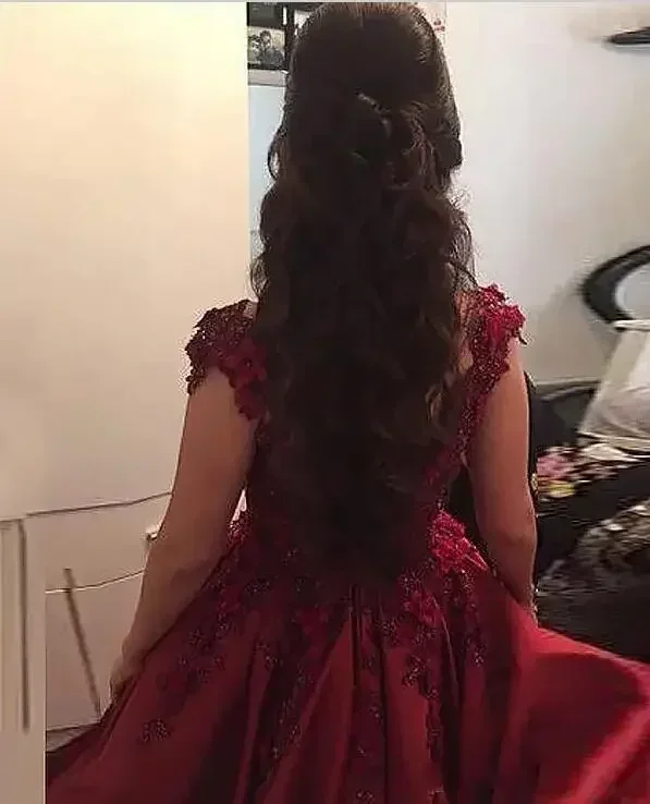 Customized Vestido De Noiva Off The Shoudler Wedding Dress Court Princess Green Lace Bridal GownBeads Robe De Mariee