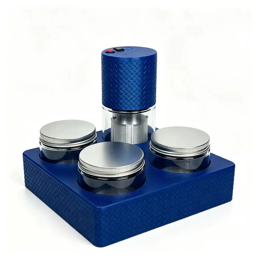 Semi‑Automatic Watch Parts Cleaning Machine with Drying Function, Complete Mesh Filter Set for Watch Repair Workshop Use