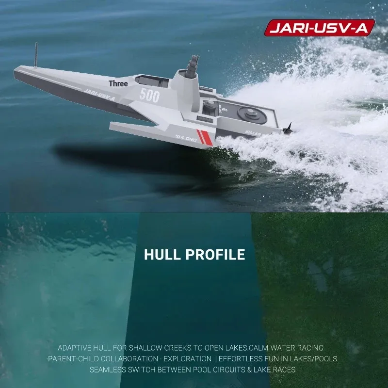 Nuovo giocattolo estivo per barche telecomandate Barca veloce Killer Whale Nave senza pilota Giocattoli elettrici ad alta velocità per bambini