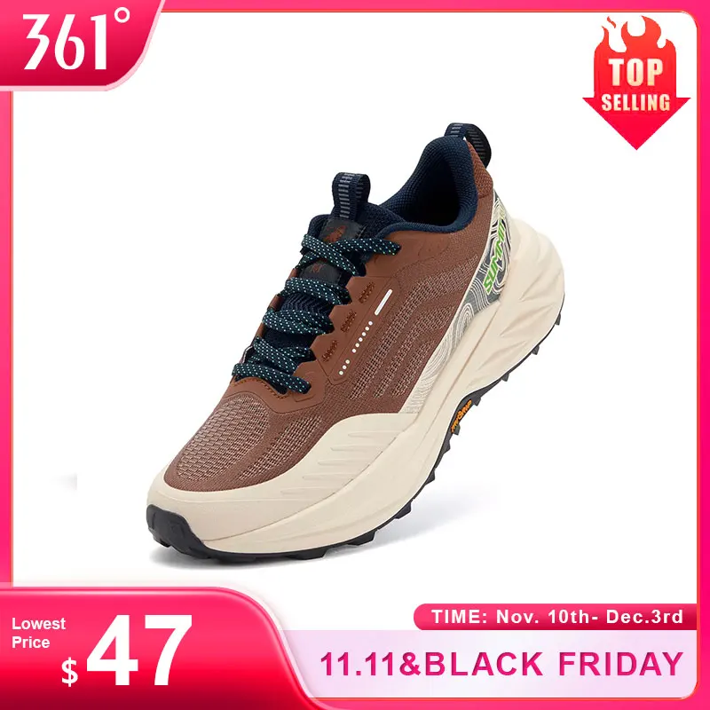

361 Degrees Yushan 3.0 Men Running Shoes Hiking Cushioning Flexible Breathable Non-slip Outdoor Jogging Male Sneakers 672532214