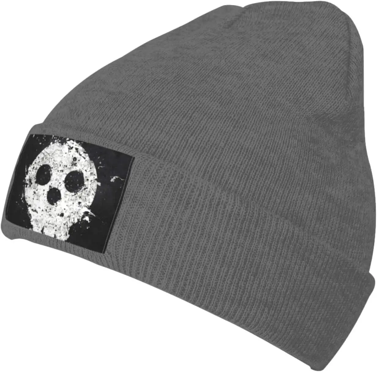 Soul Eater Knit Hat Winter Ski Warm Knitted Caps Plain Cuffed Beanie for Men Women Black