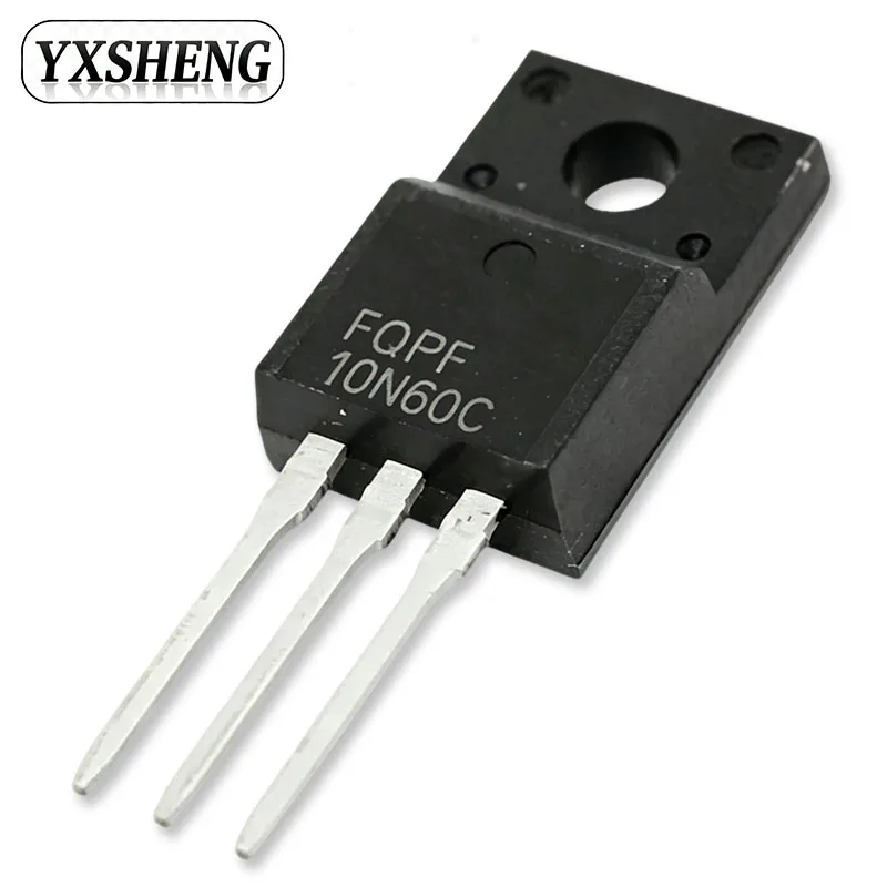 10PCS FQPF10N60C TO-220 Field-effect Transistor 10N60C 10N60