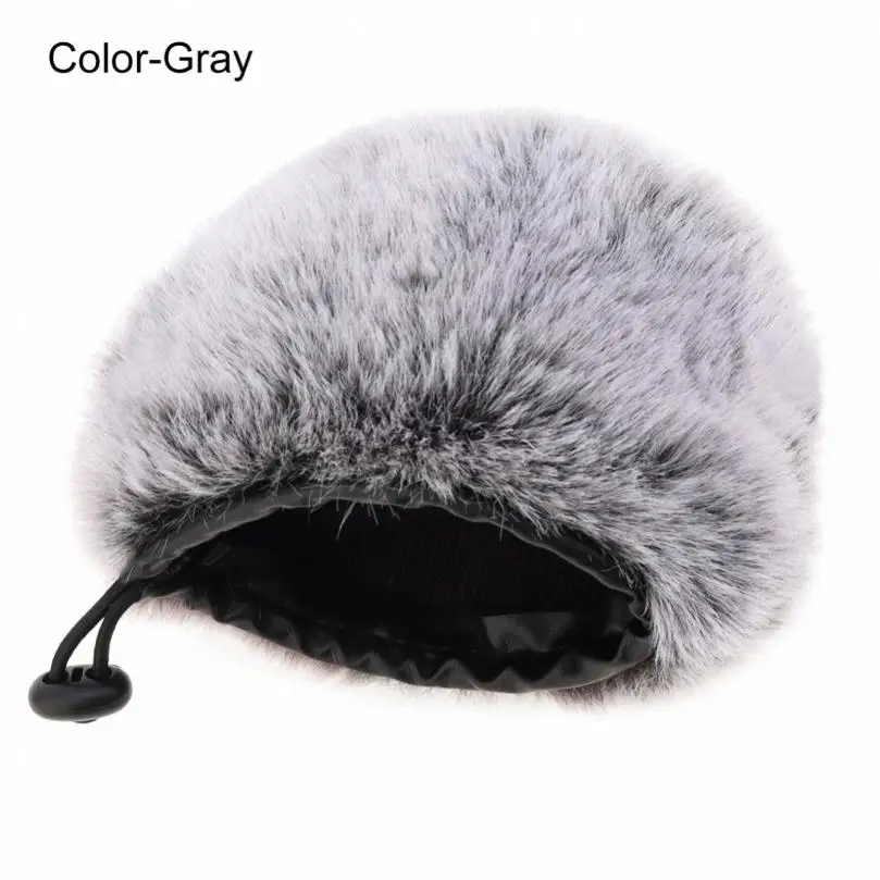 Mic Wind Cover Microphone Furry Windscreen Muff, Light in weight White / Grey / Black Microphone Pop Filter