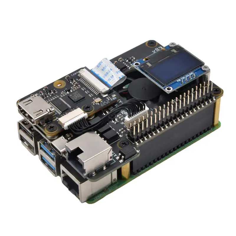 

KVM-A3 Raspberry Pi 4 based KVM Operation and maintenance of Over IP Server HDMI-compatible to CSI for Raspberry Pi 4