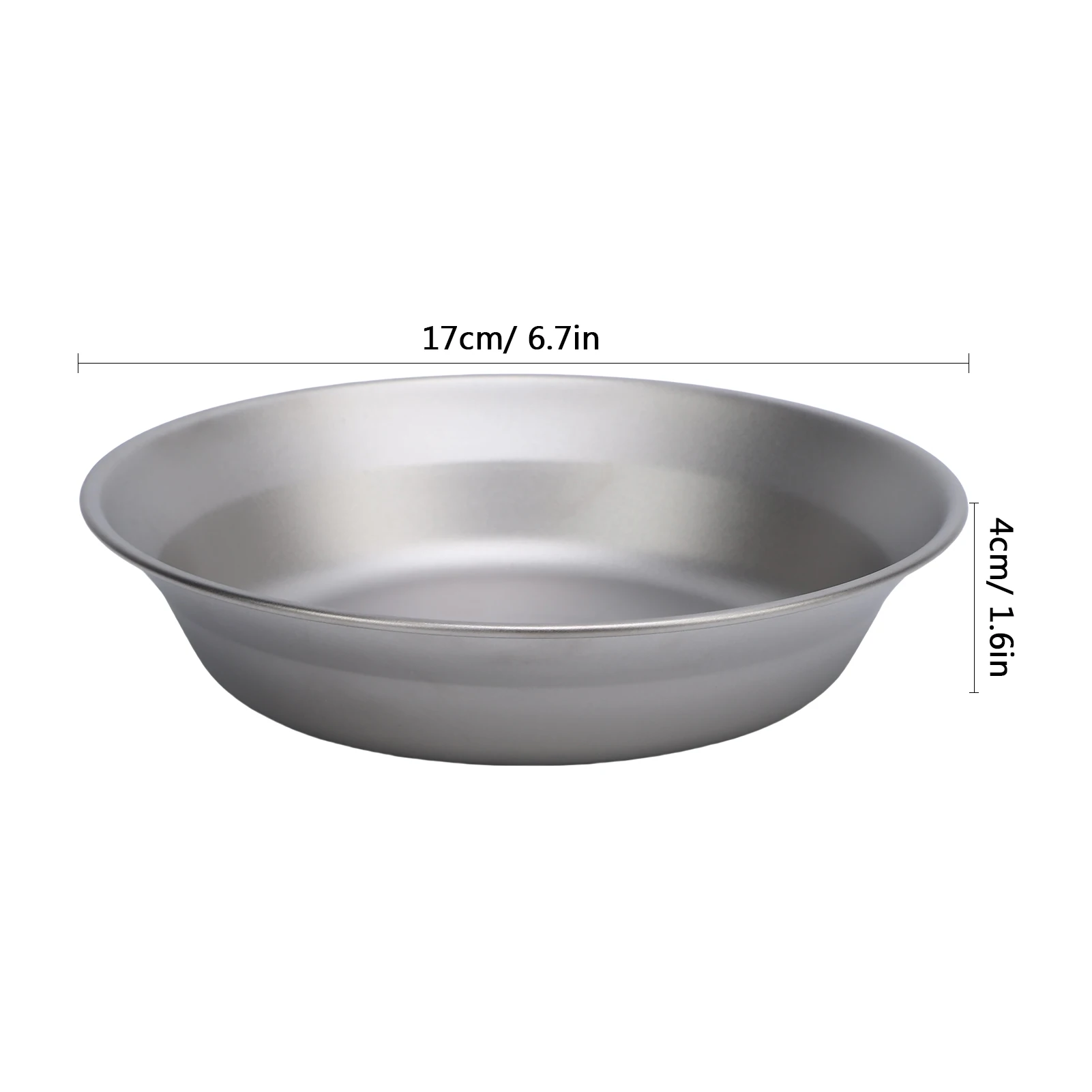 Ti لوحة التخييم 500 مللي و 300 مللي Ti طبق تجهيزات المطابخ في الهواء الطلق الظهر لوحة للتخييم في الهواء الطلق المشي لمسافات طويلة في الهواء الطلق Ti لوحة #2