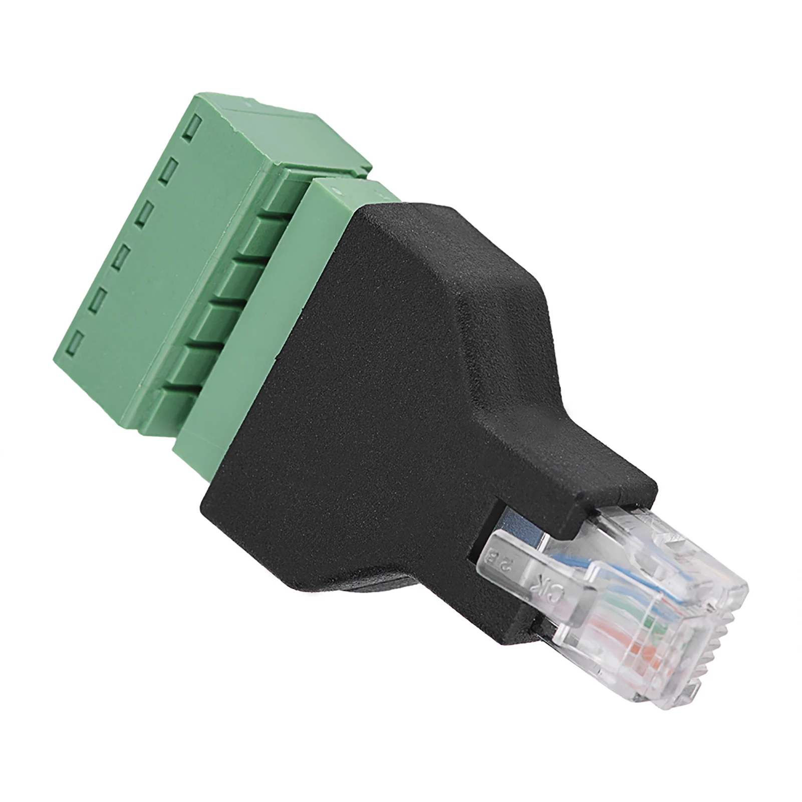 1 Buah Konektor Adaptor Terminal Sekrup 6 Pin Jantan ke Ethernet RJ12 6P6C