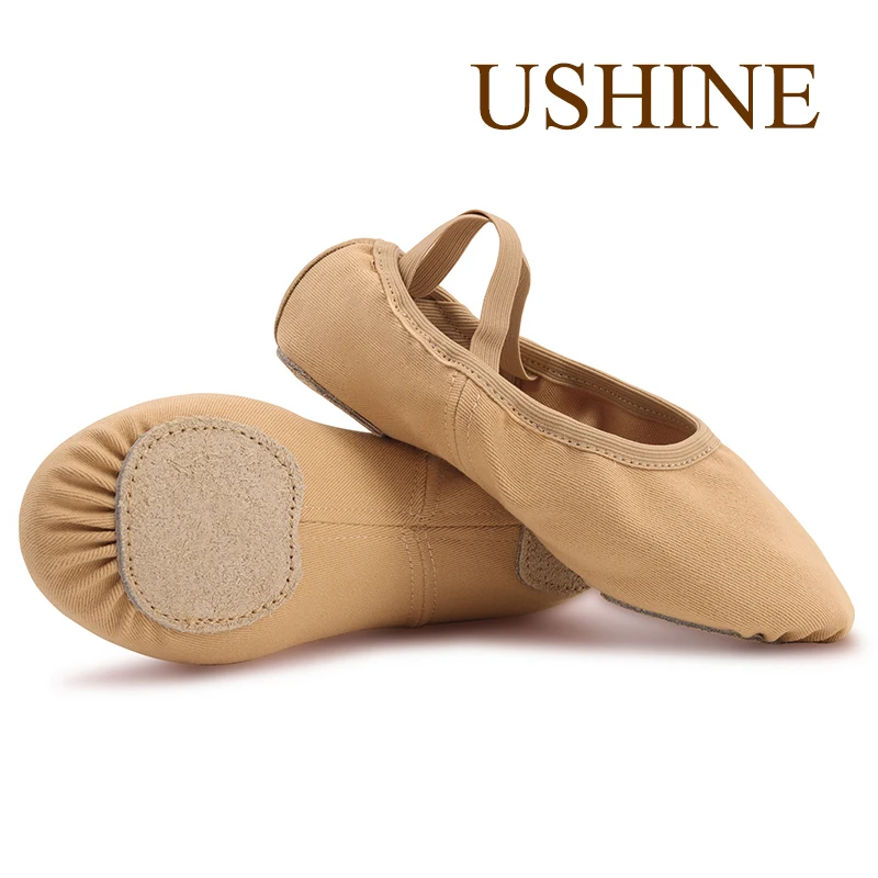 Professional Pink Stretch Ballet Dance Shoes for Women Girls Split Soft Sole Canvas Ballet Slippers Elastic Fabric Ballet Shoes