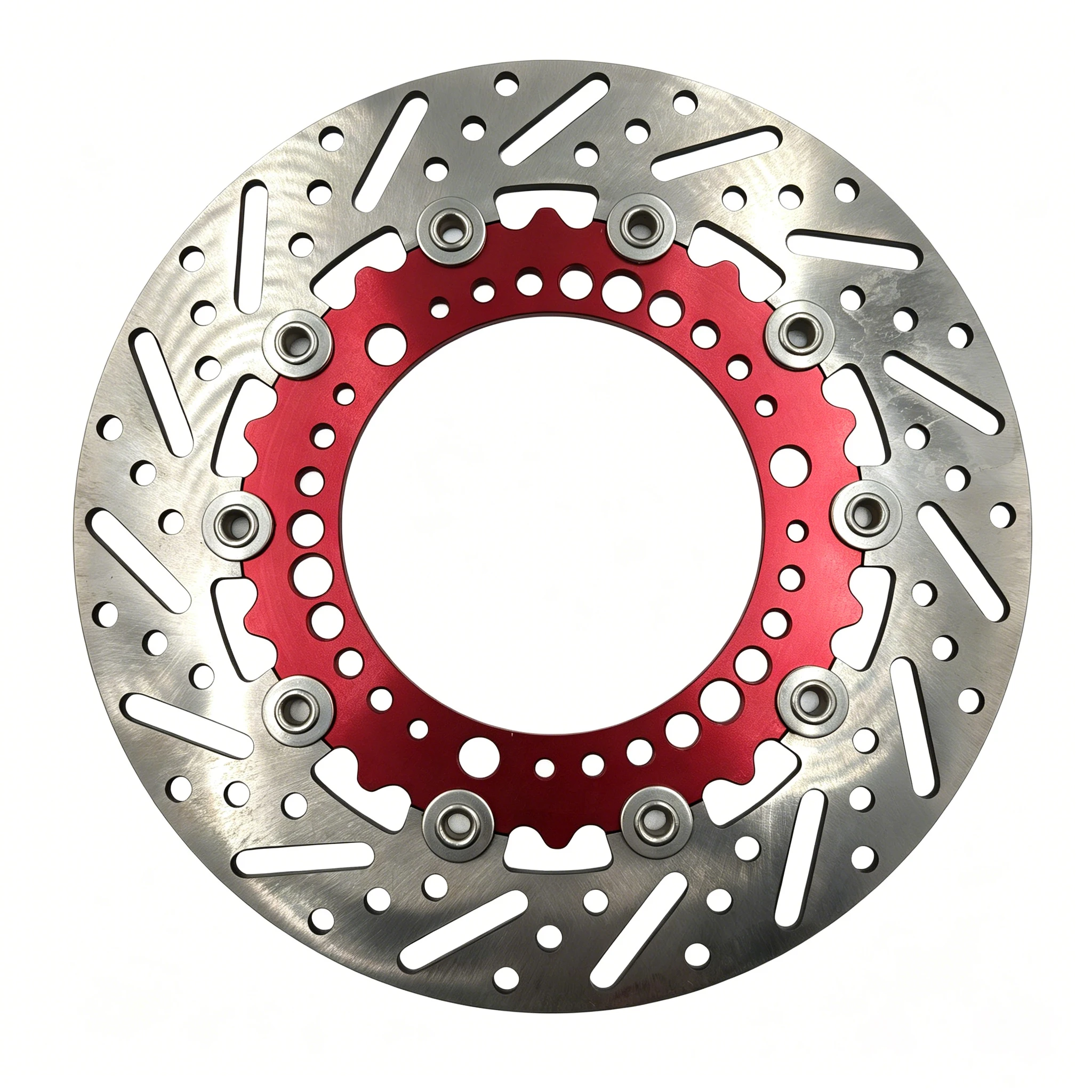 Heat Resistant Floating Motorcycle Brake Disc Slotted Drilled Rotor Stable Brake for Highway Motorcycle